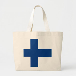 Grand Tote Bag Drapeau de la Finlande