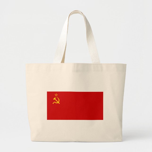 Grand Tote Bag drapeau de l'URSS (Devant)