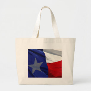 Grand Tote Bag Drapeau du Texas Pop Art