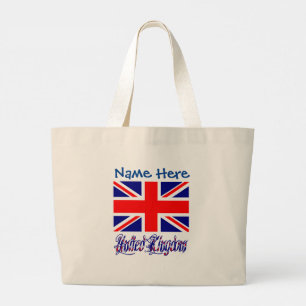 Grand Tote Bag Drapeau personnalisé du Royaume-Uni Héritage