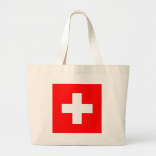 Grand Tote Bag drapeau suisse