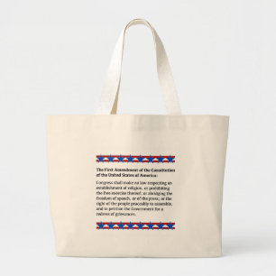 Grand Tote Bag Droits de premier amendement