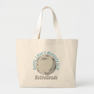 Grand Tote Bag Drôle de rétrograde de Mercure