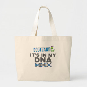 Grand Tote Bag Ecosse C'est dans mon ADN Scottish Heritage Gift