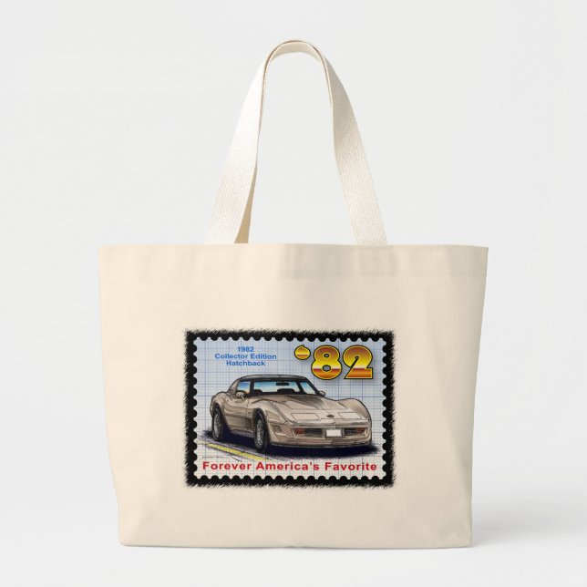 Grand Tote Bag Edition spéciale 1982 Corvette (Devant)