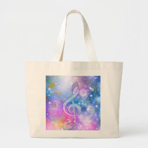 Grand Tote Bag Effet brillant extraordinaire teintes douces de la