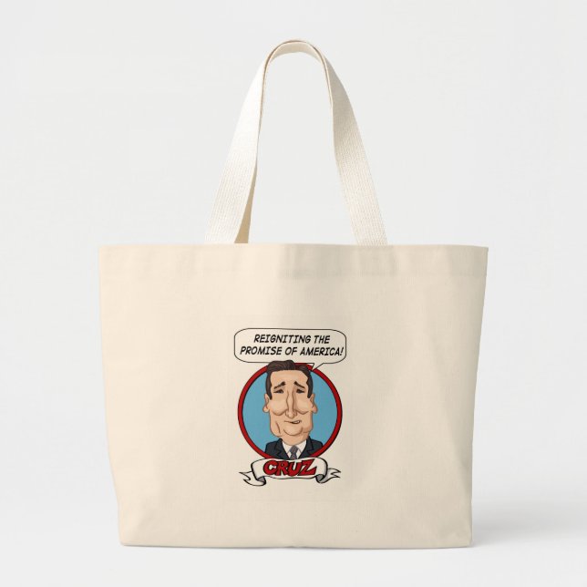 Grand Tote Bag Élection présidentielle de 2016 (Devant)