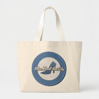 Grand Tote Bag Éléphant bleu Fourre-tout de société de talon
