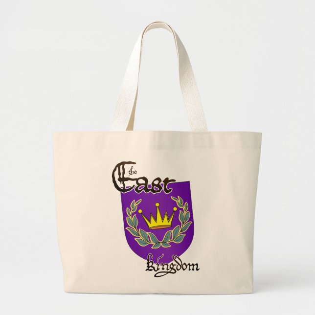 Grand Tote Bag Éléphant est fourre-tout d'essai de royaume (Devant)