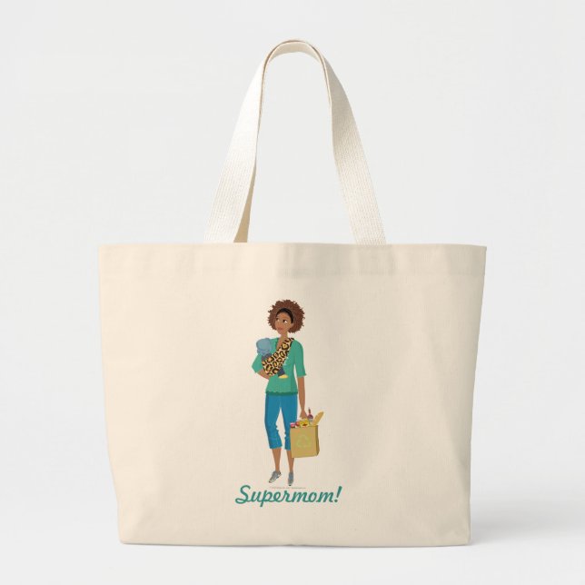 Grand Tote Bag Éléphant Fourre-tout de DHG (Devant)
