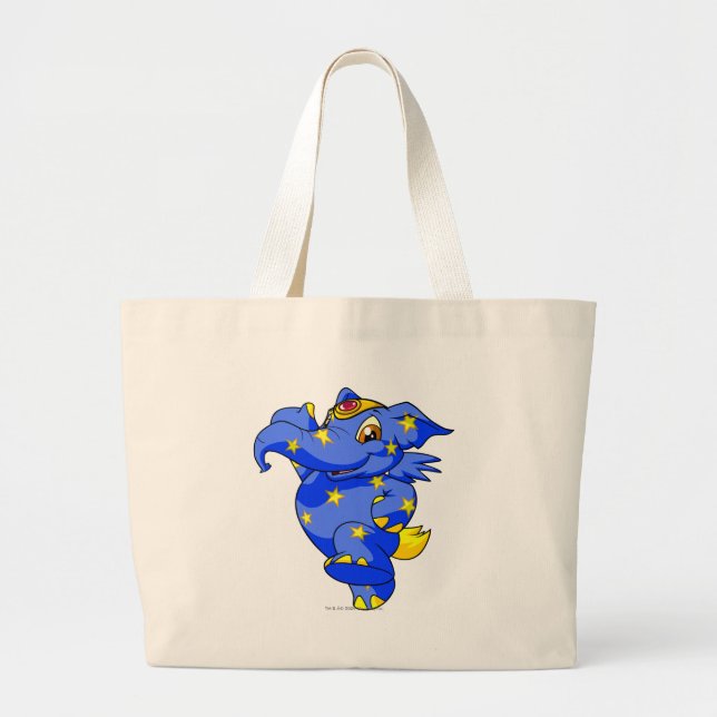 Grand Tote Bag Elephante étoilé (Devant)