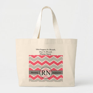 Grand Tote Bag Élève-infirmière Fourre-tout personnalisable