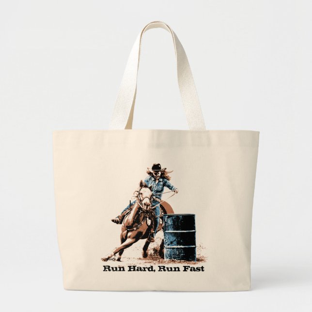 Grand Tote Bag Emballage de baril (Devant)