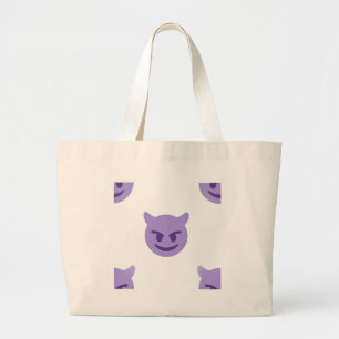Grand Tote Bag emoji diable