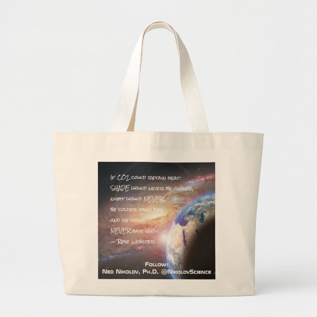 Grand Tote Bag End The Hoax Fourre-tout by RoseWrites (Devant)