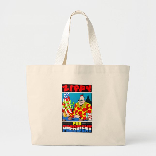Grand Tote Bag Énergique pour le président (Devant)