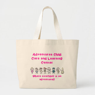 Grand Tote Bag enfants, aventures Childcare et le… - Customisé