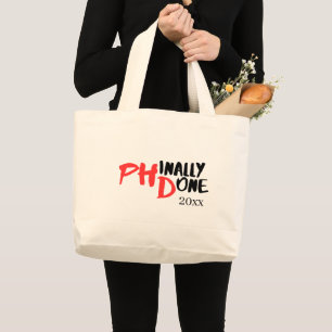 Grand Tote Bag Enfin fait - Conception de citation de remise de d