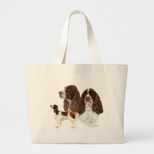 Grand Tote Bag Épagneul de springer anglais