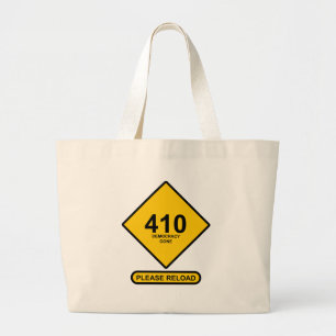 Grand Tote Bag Erreur 410 : Démocratie terminée