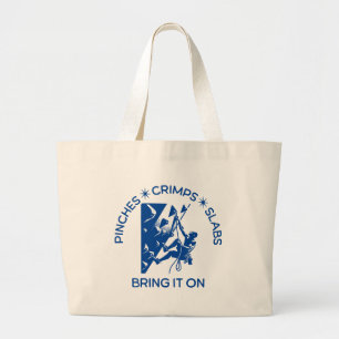 Grand Tote Bag Escalade Rocheuse - Pinches, Crimps, Slabs- Emmene