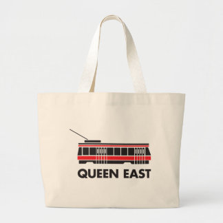 Grand Tote Bag Est de la Reine (Toronto) et tramway