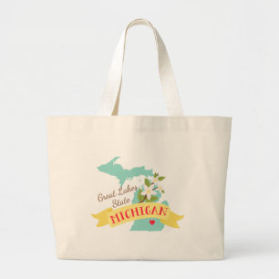 Grand Tote Bag État des Grands Lacs