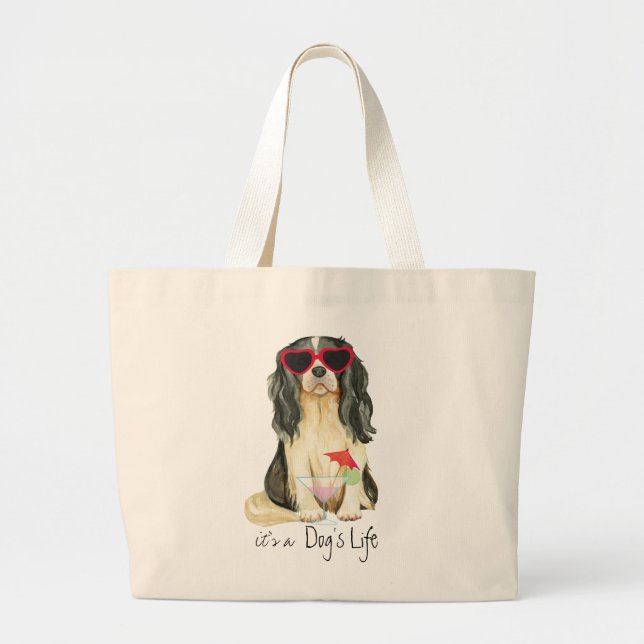 Grand Tote Bag Été Cavalier (Devant)
