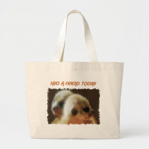 GRAND TOTE BAG ÉTREIGNEZ UN AMI AUJOURD'HUI