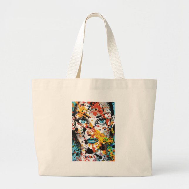 Grand Tote Bag Étudiant en art (Devant)