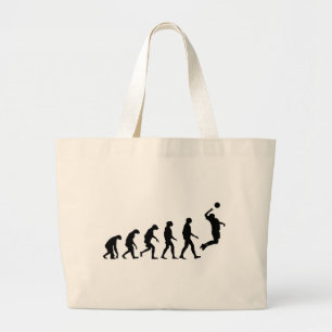 Grand Tote Bag Évolution du volley-ball