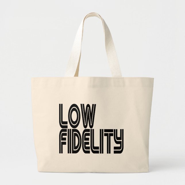 Grand Tote Bag Faible fidélité (Devant)