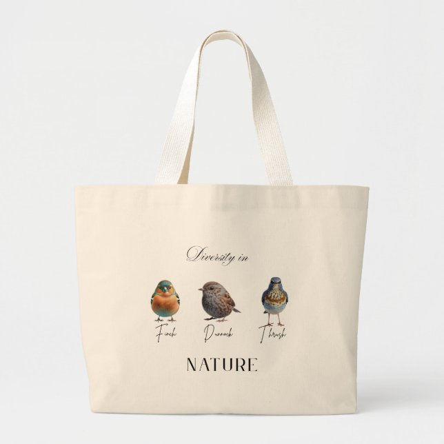 Grand Tote Bag Faire place à la diversité : célébrer l'harmonie d (Devant)