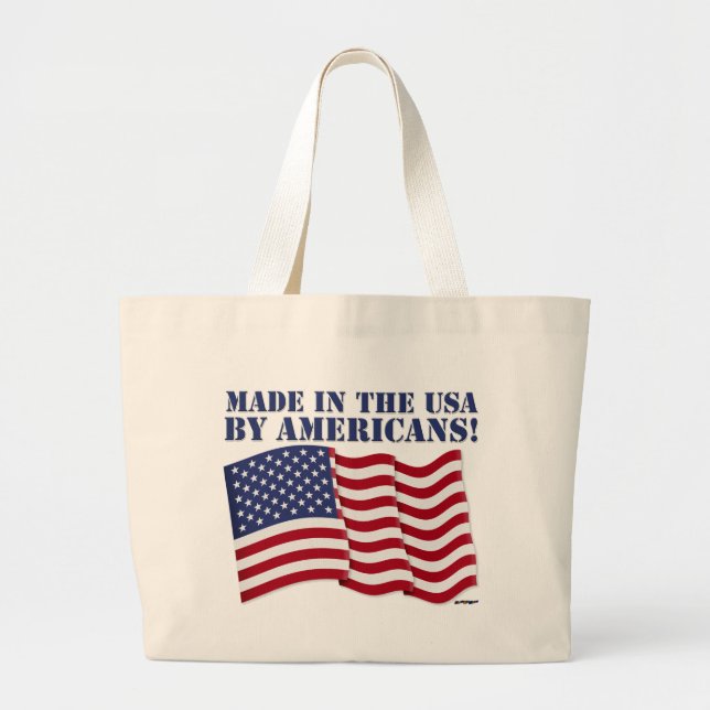 GRAND TOTE BAG FAIT AUX USA PAR LES AMÉRICAINS ! (Devant)