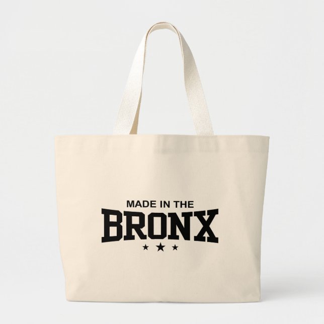 Grand Tote Bag Fait dans le Bronx (Devant)