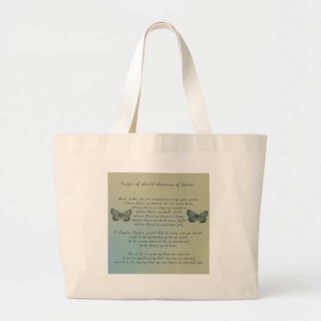 Grand Tote Bag Faites-moi un instrument (Devant)