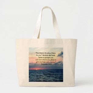 GRAND TOTE BAG FAITH IN JEREMIAH 29:11
