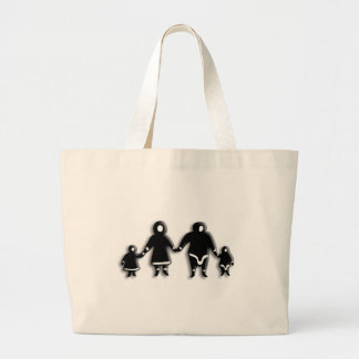 Grand Tote Bag Famille esquimaude