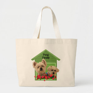Grand Tote Bag Famille personnalisée