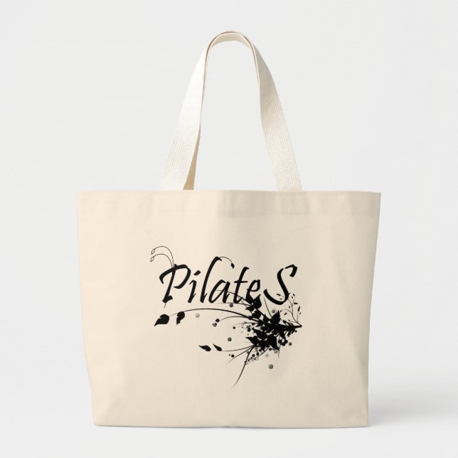 Grand Tote Bag Fan de méthode de Pilates ! Art de Pilates (Devant)