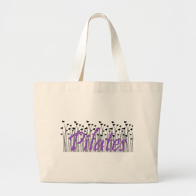 Grand Tote Bag Fan de méthode de Pilates ! Cadeaux de Pilates (Devant)