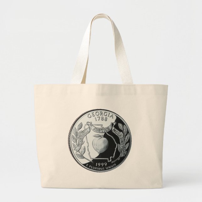 Grand Tote Bag Faux Georgia (Devant)