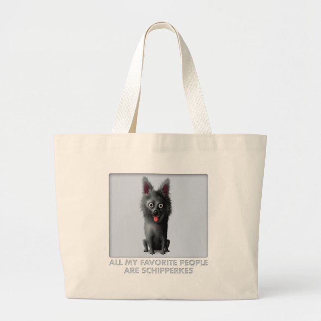 Grand Tote Bag Favori de Schipperke (Devant)