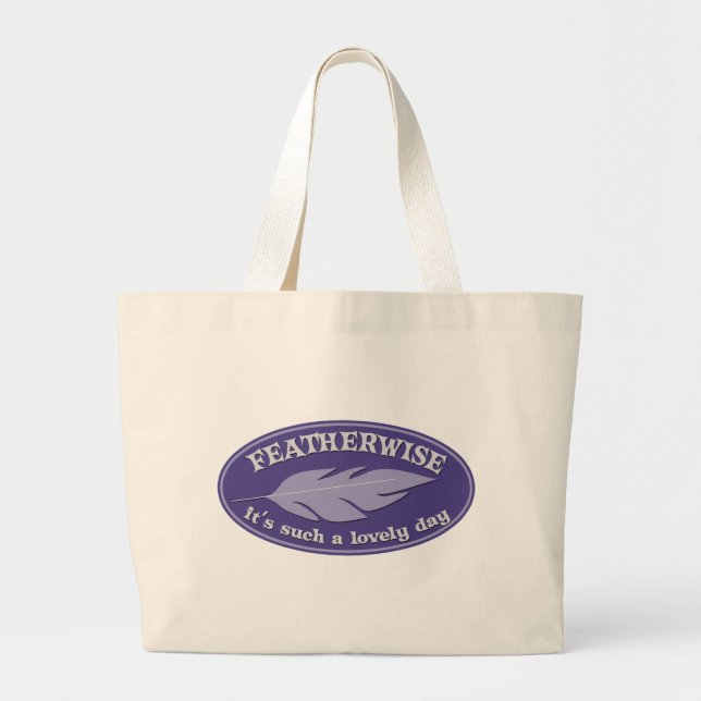 Grand Tote Bag Featherwise (Devant)