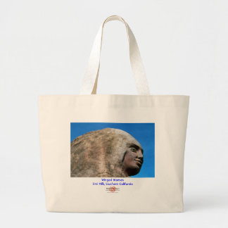 Grand Tote Bag Femme à ailes (visage) /Bag