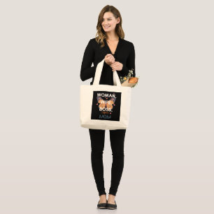 Grand Tote Bag Femme, femme, patron, super maman