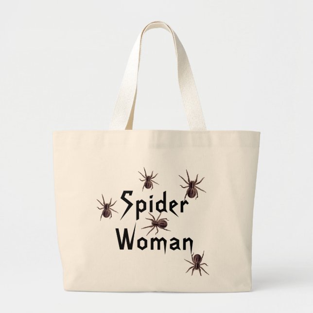 Grand Tote Bag Femme Fourre-tout d'araignée (Devant)