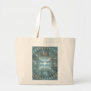 Grand Tote Bag Fenêtre de la cathédrale de Noël