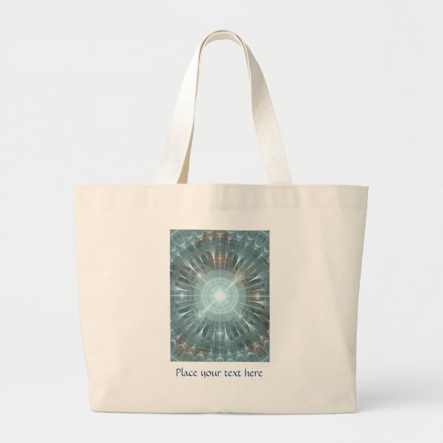 Grand Tote Bag Fenêtre de la cathédrale de Noël (Devant)