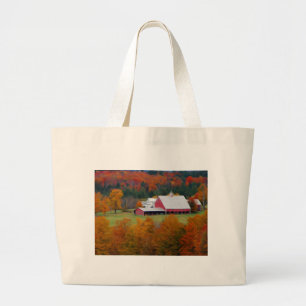 Grand Tote Bag Ferme creuse du nord, Vermont